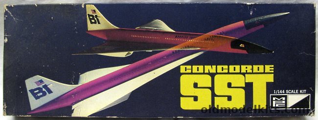 MPC 1/144 Concorde SST Braniff Airlines - Pre-Prototype Version (Airfix Molds), 1203-200 plastic model kit